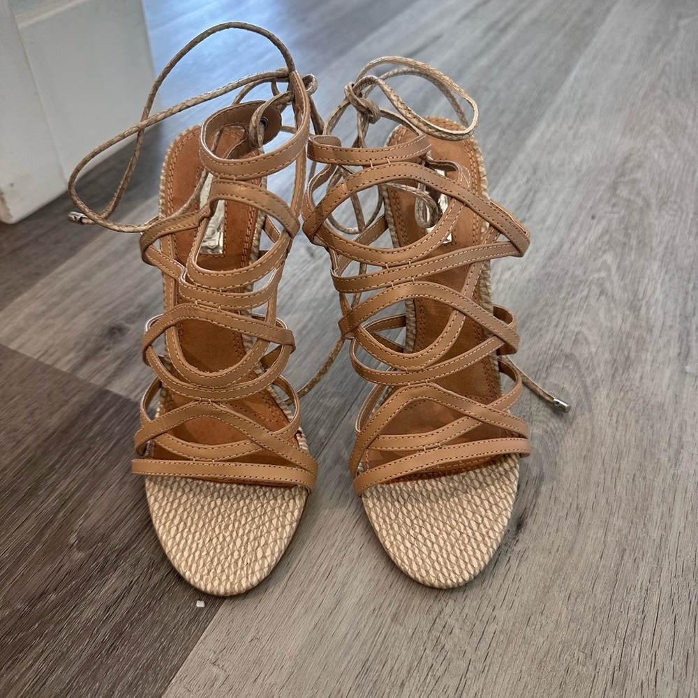 Top shop lace up heels